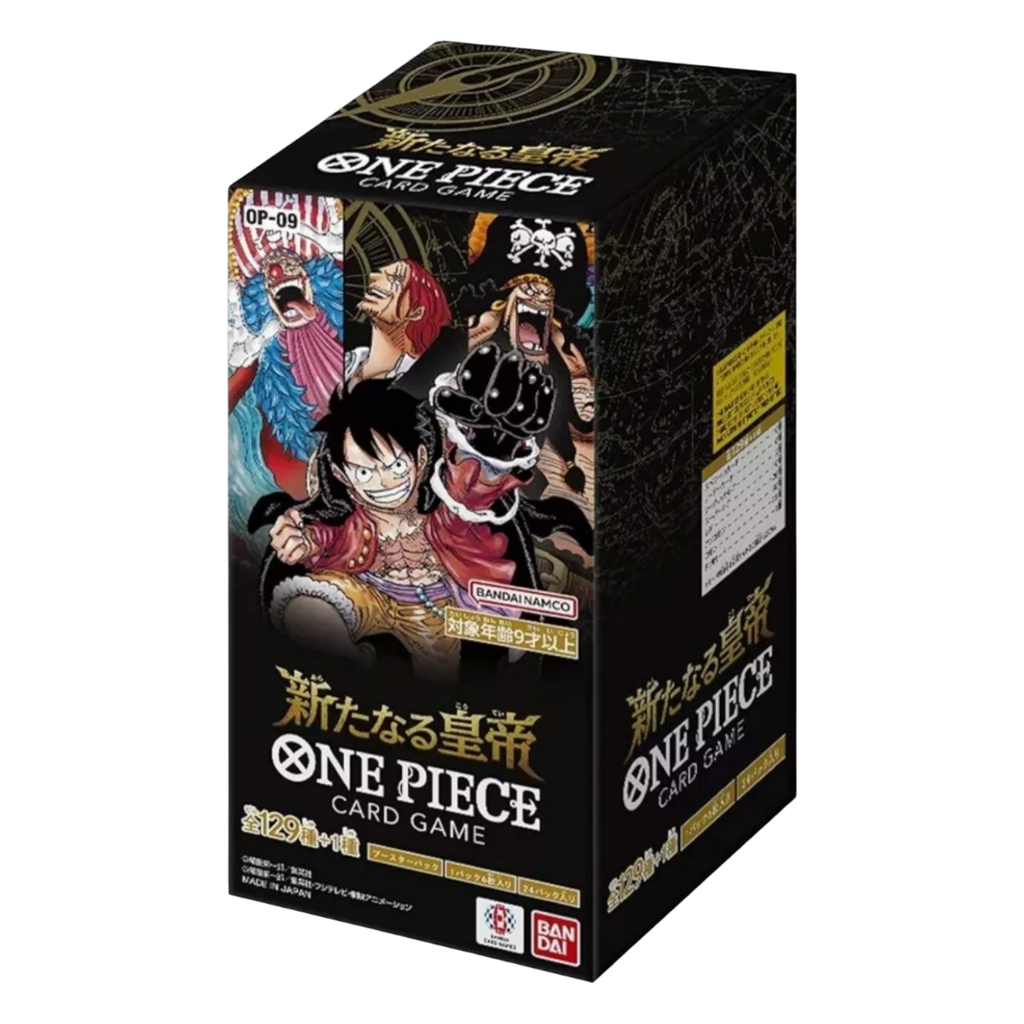 One Piece CG OP-09 JAP – The Four Emperors – One Piece Card Game Box (24 Bustine)