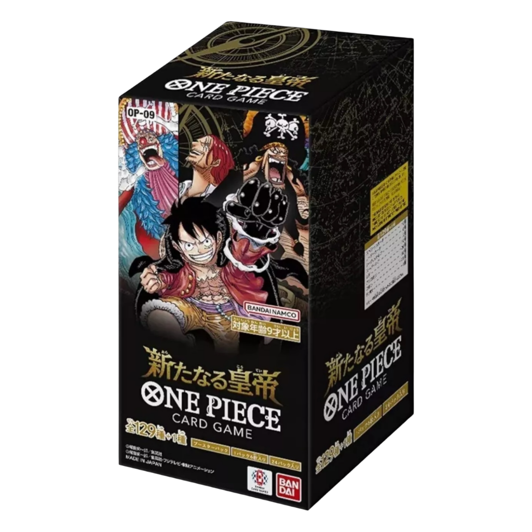 One Piece CG OP-09 JAP – The Four Emperors – One Piece Card Game Box (24 Bustine)